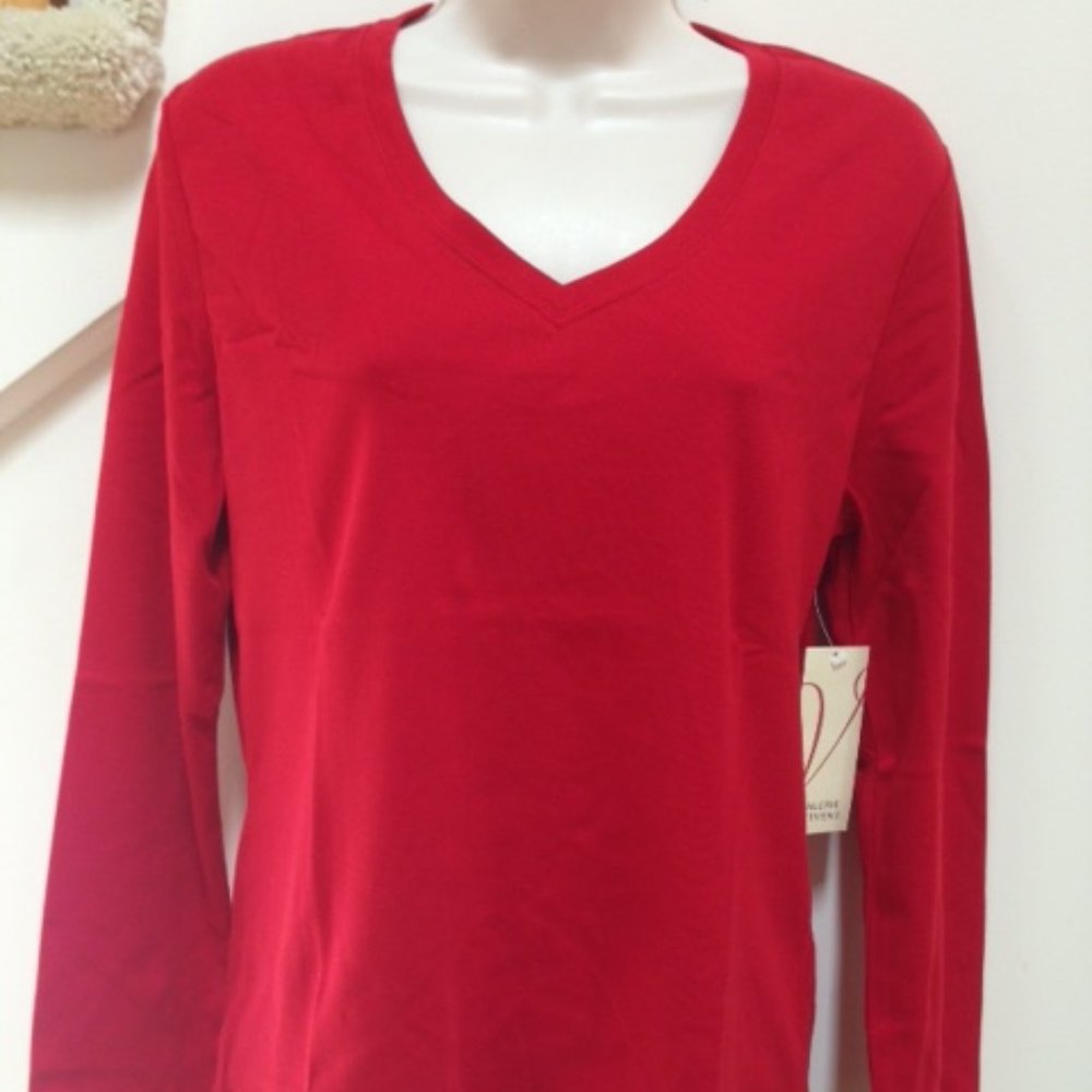 VALERIE STEVENS Top, Size M, 100% COTTON